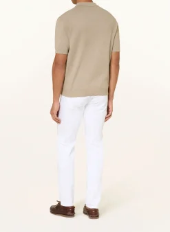 Strick-Poloshirt
