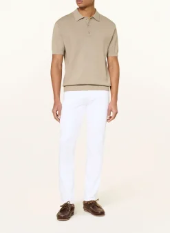 Strick-Poloshirt