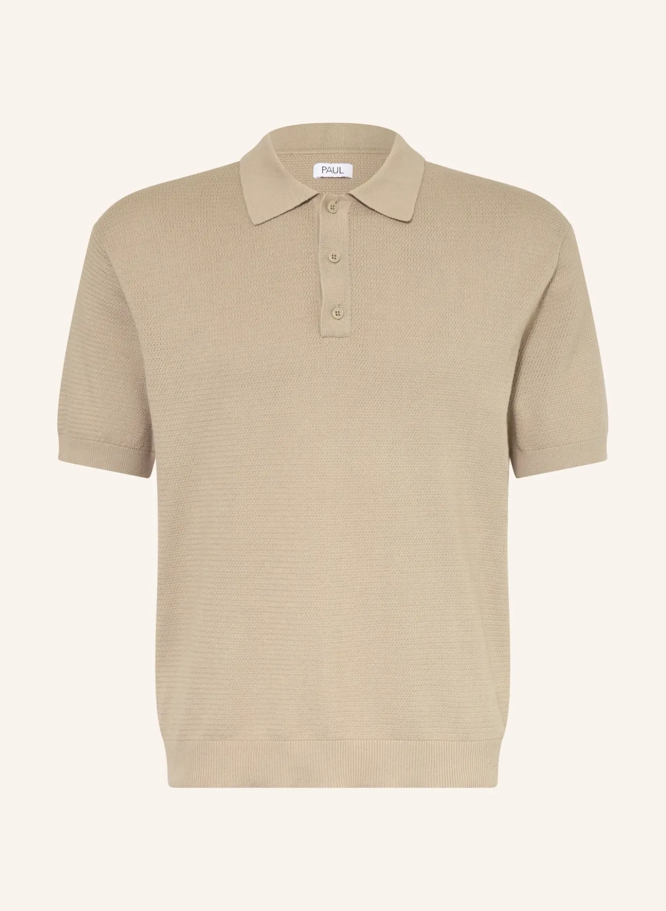 Strick-Poloshirt