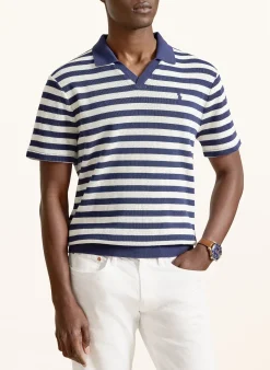 Strick-Poloshirt