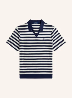 Strick-Poloshirt