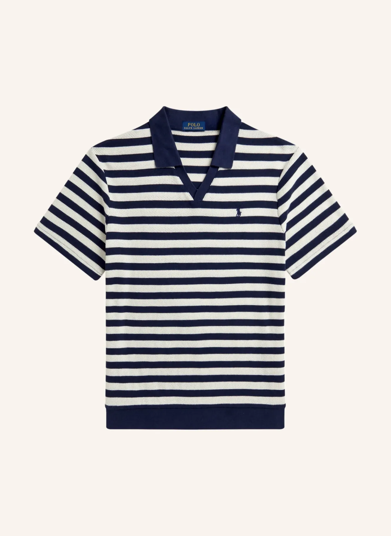 Strick-Poloshirt