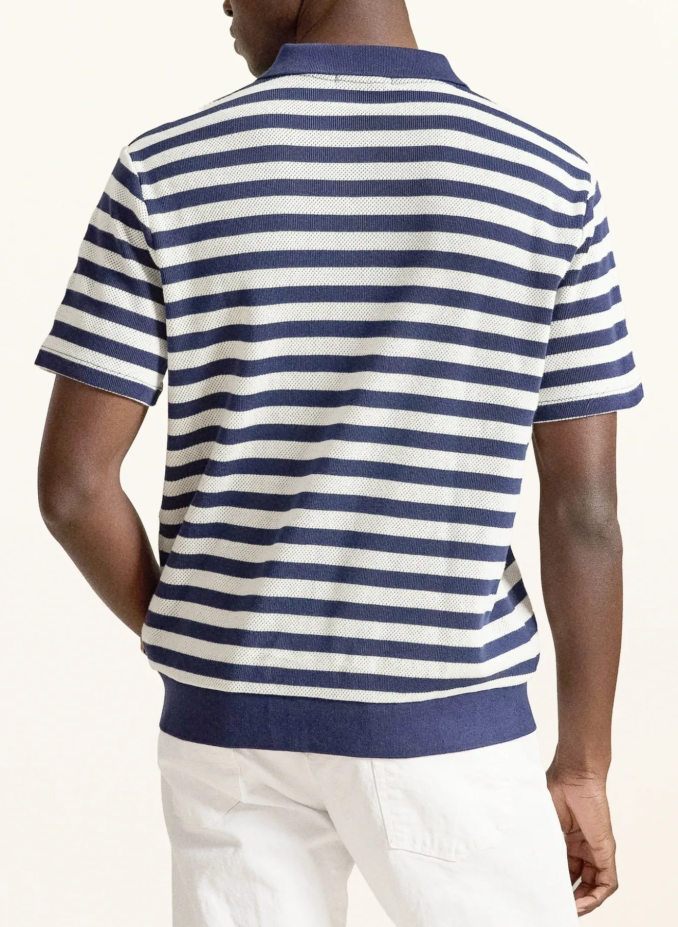 Strick-Poloshirt