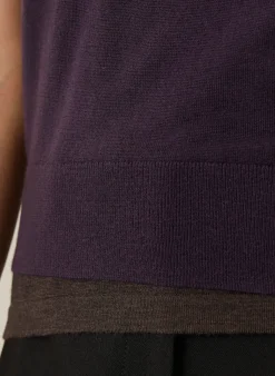 Strick-Poloshirt