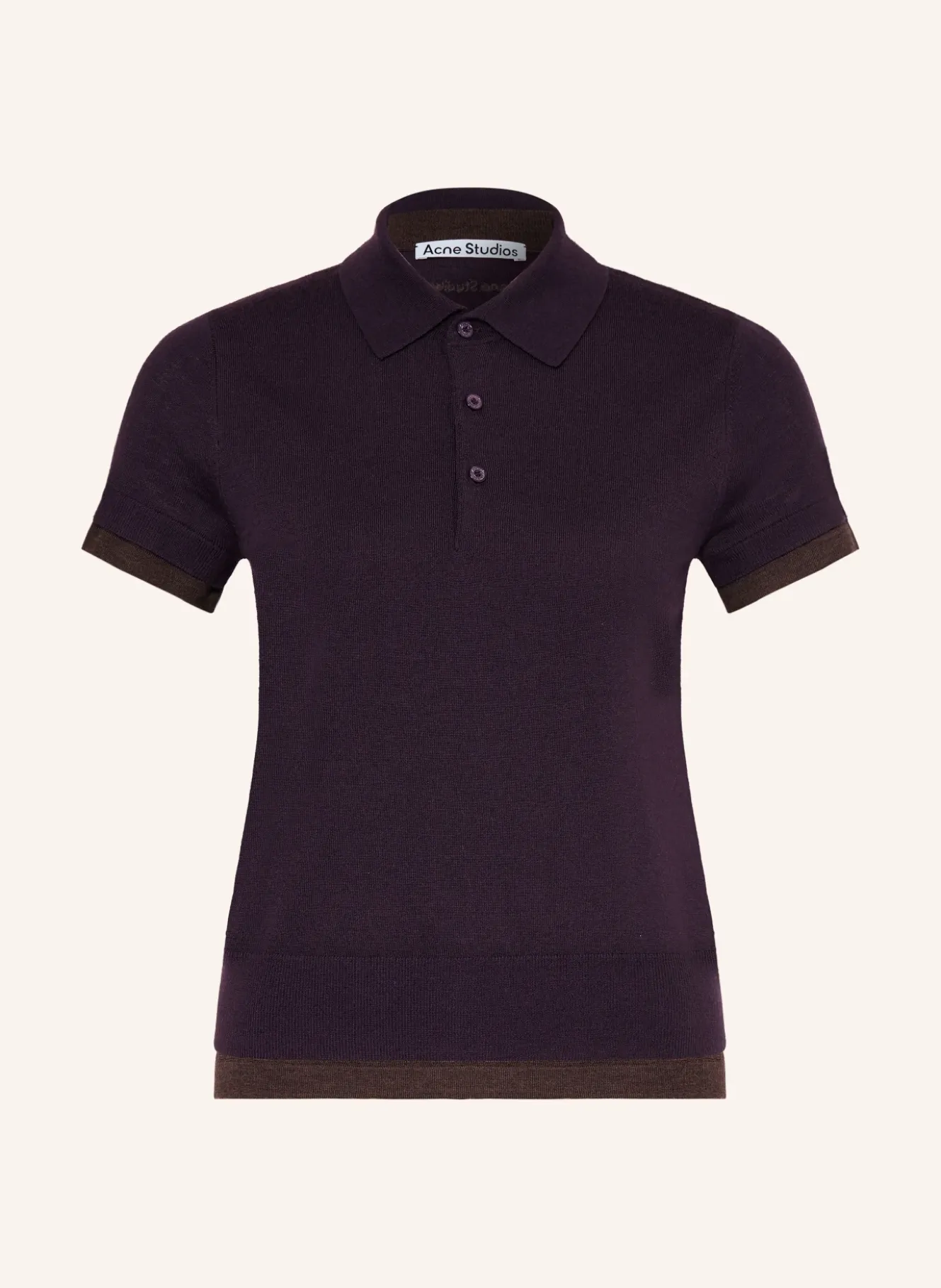 Strick-Poloshirt