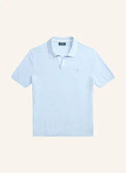 Strick-Poloshirt