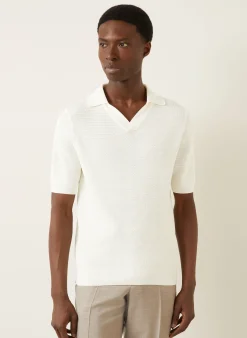 Strick-Poloshirt