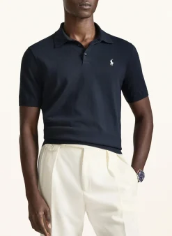 Strick-Poloshirt