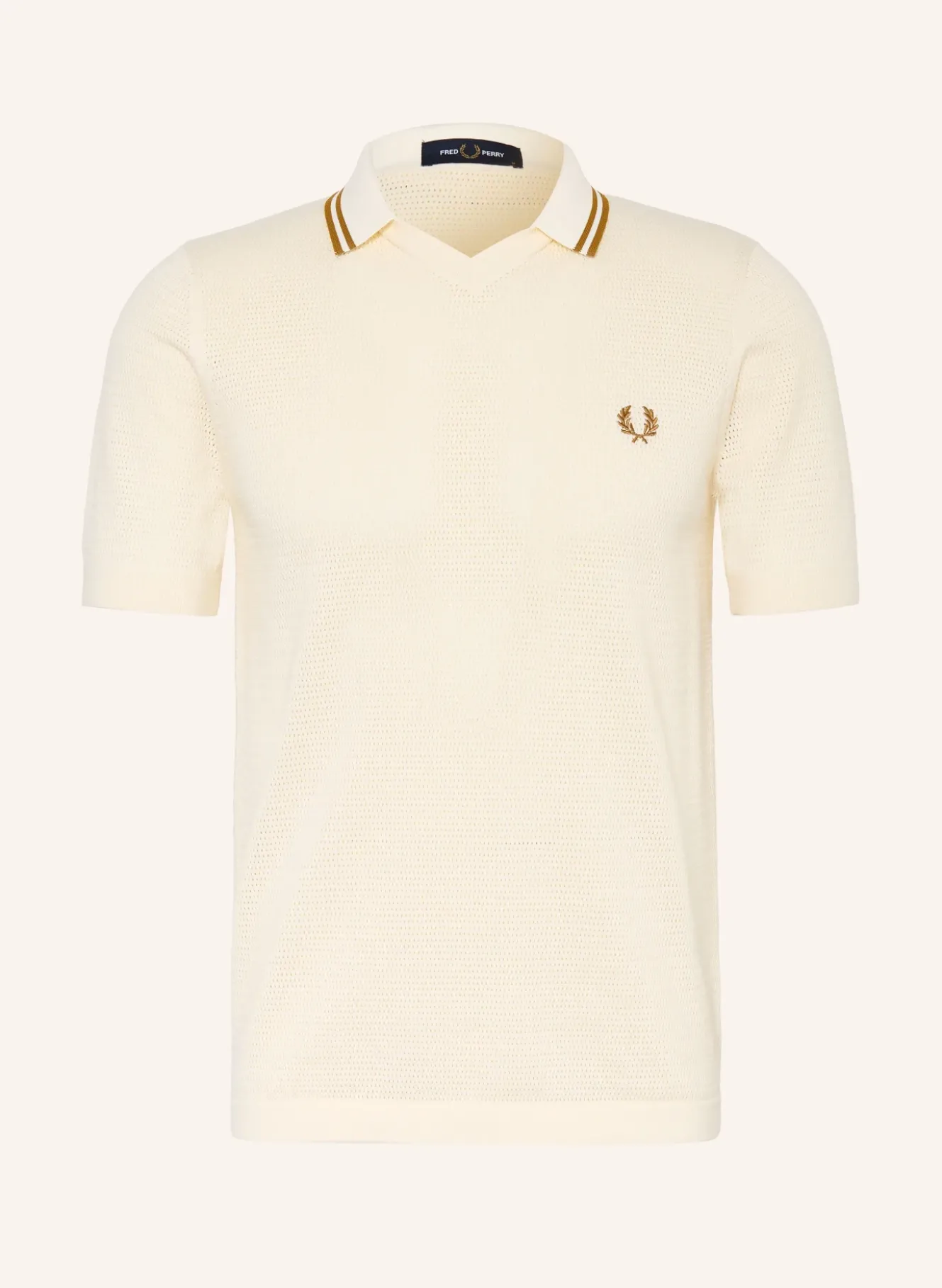 Strick-Poloshirt