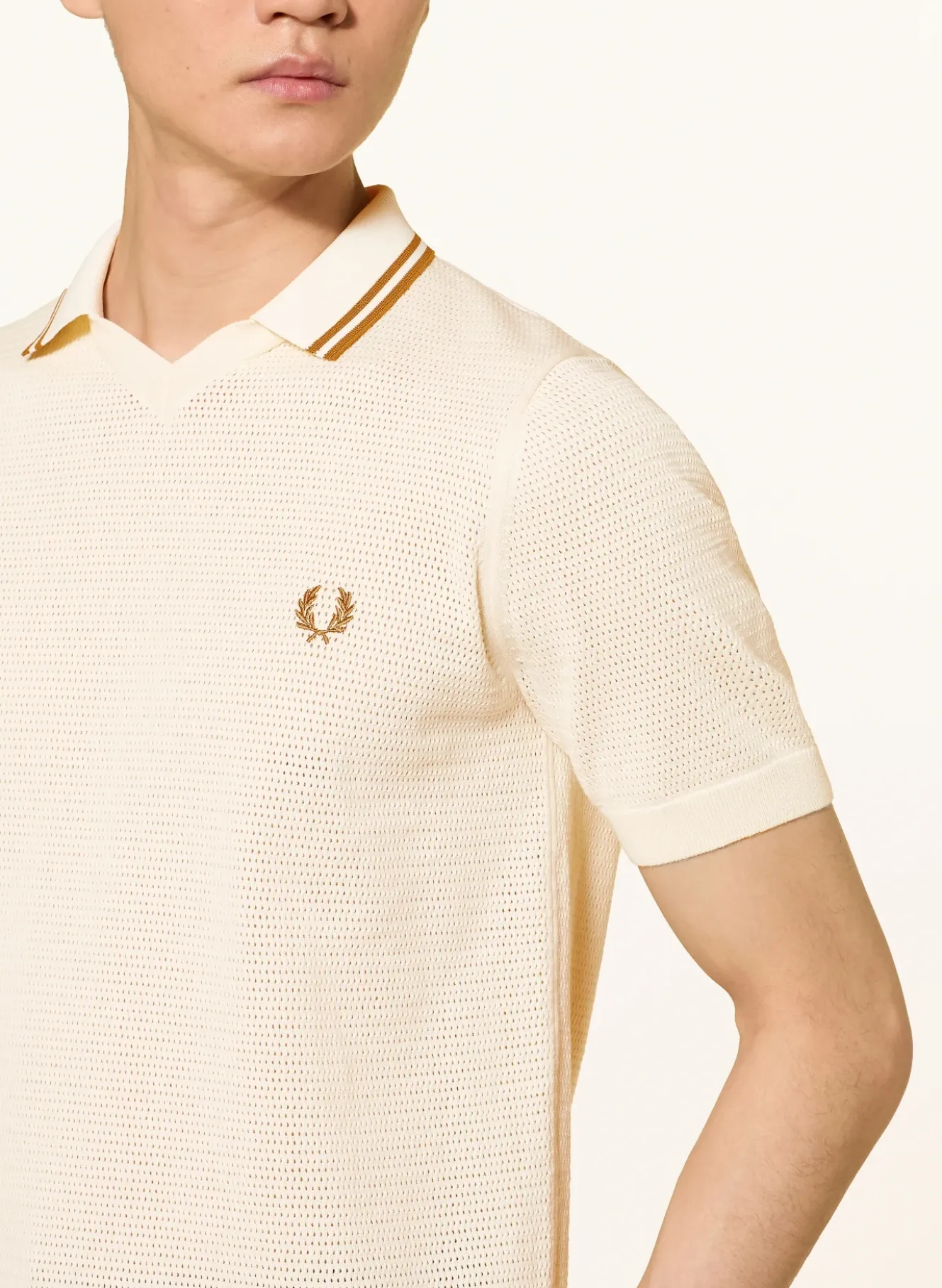 Strick-Poloshirt