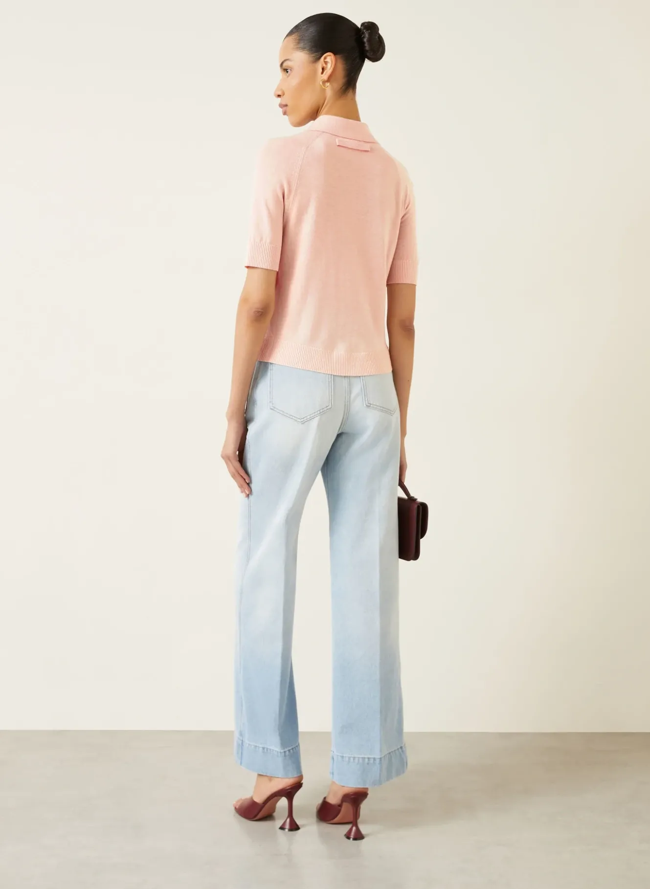 Strick-Poloshirt