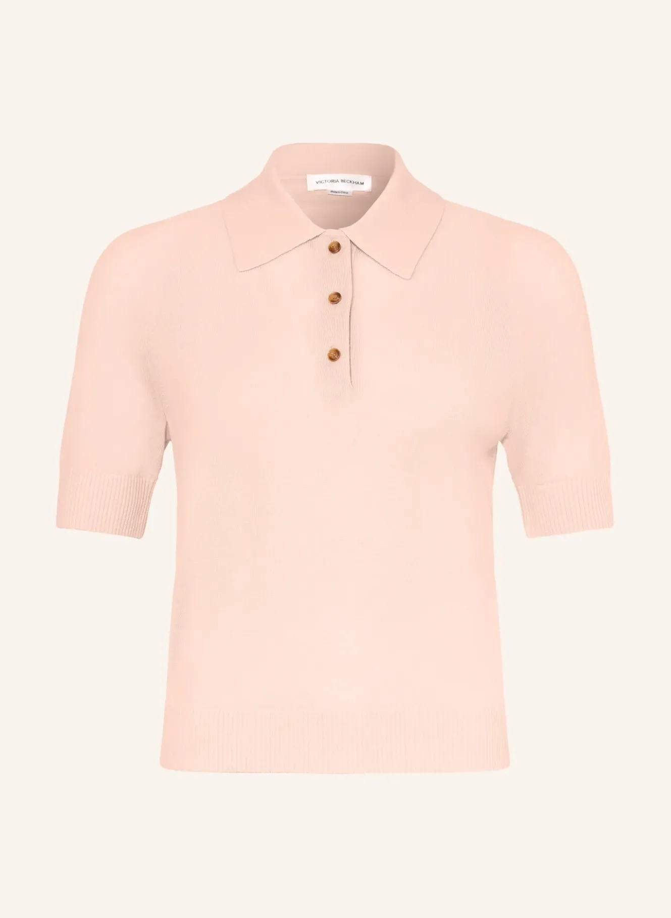 Strick-Poloshirt