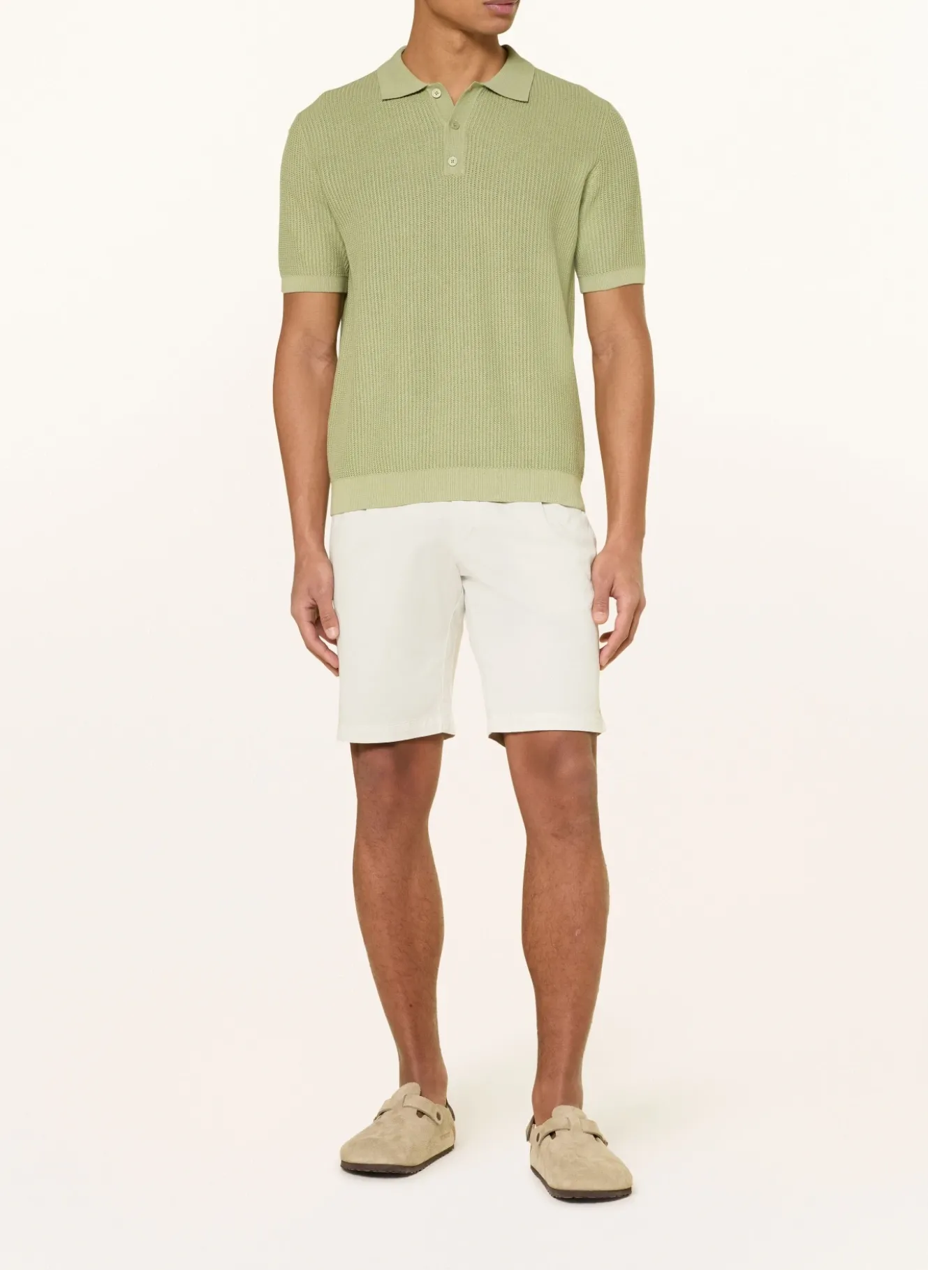 Strick-Poloshirt