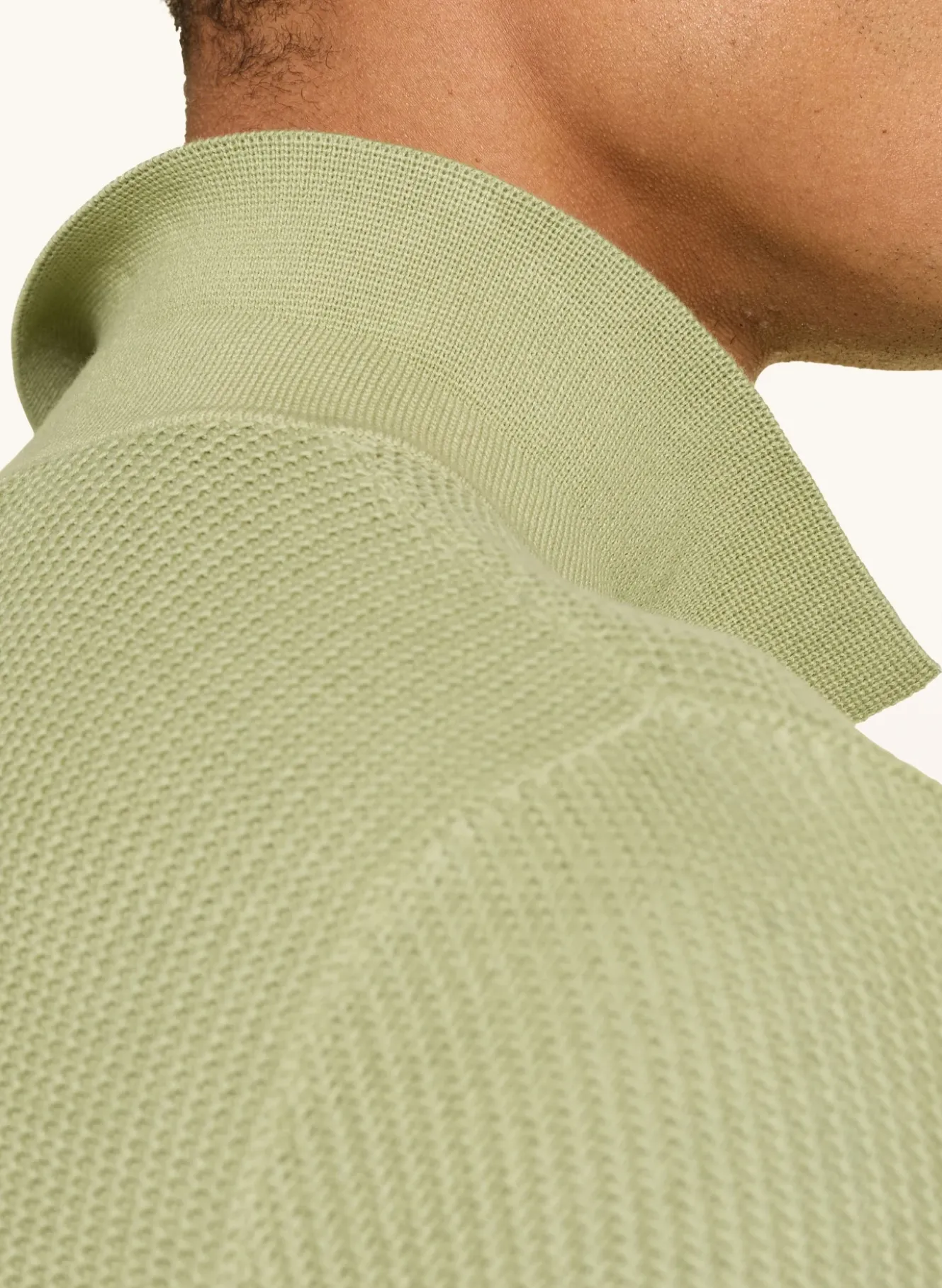 Strick-Poloshirt