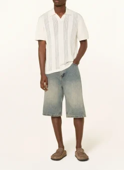 Strick-Poloshirt