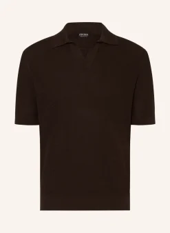 Strick-Poloshirt