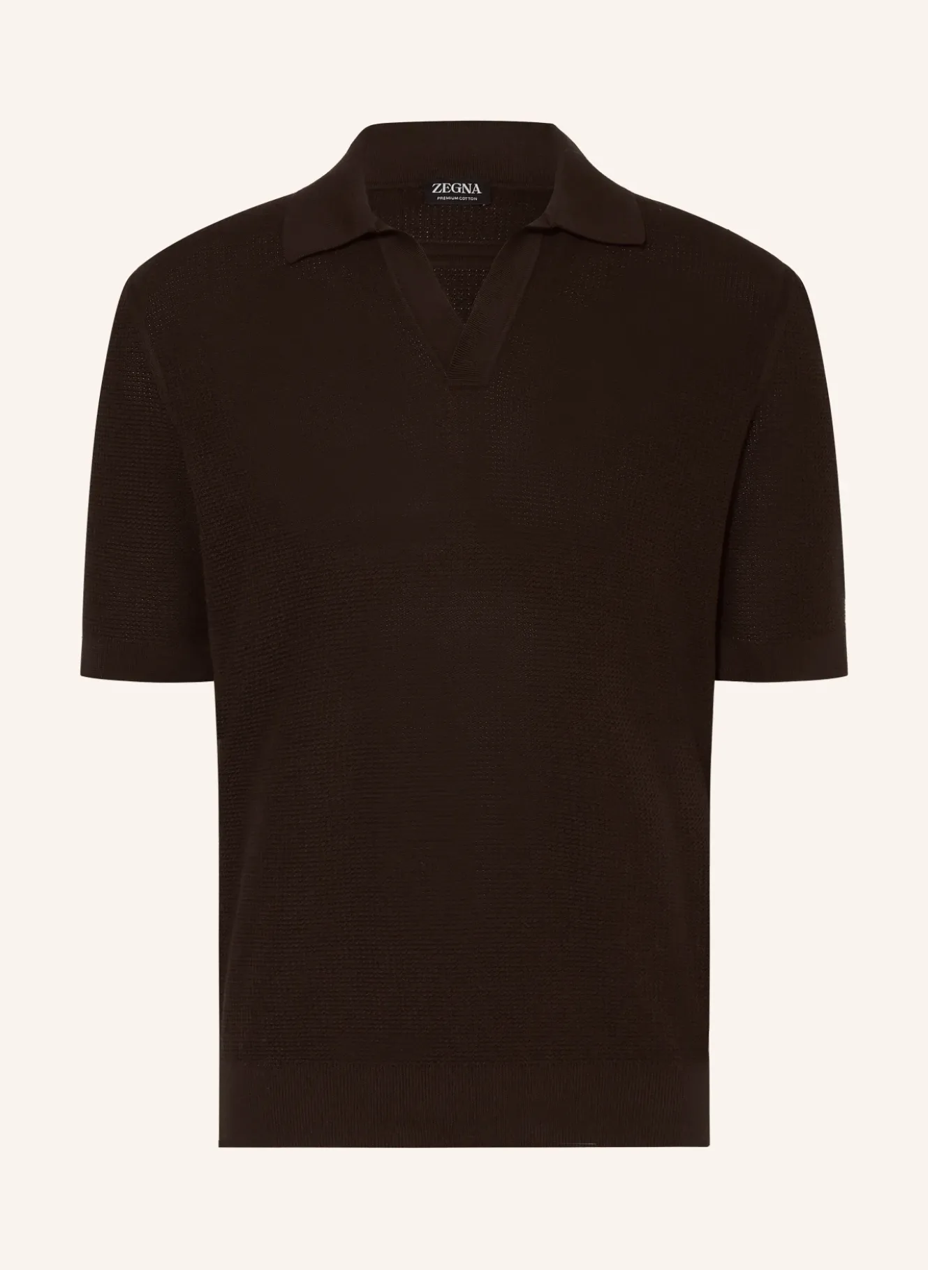 Strick-Poloshirt