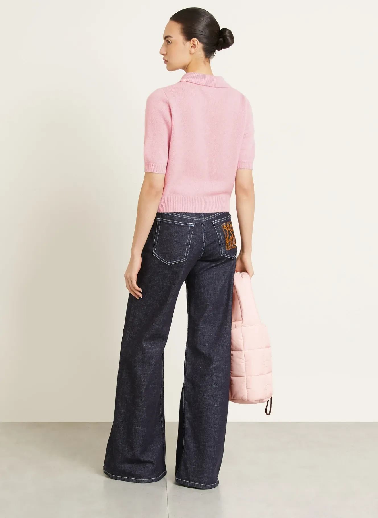 Strick-Poloshirt aus Cashmere