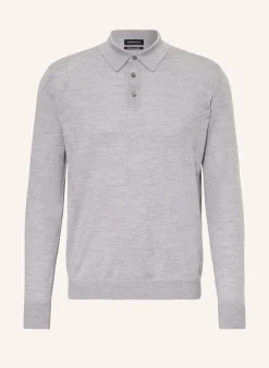 Strick-Poloshirt aus Merinowolle