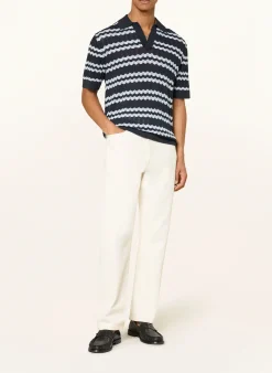 Strick-Poloshirt LAURENZZO Regular Fit