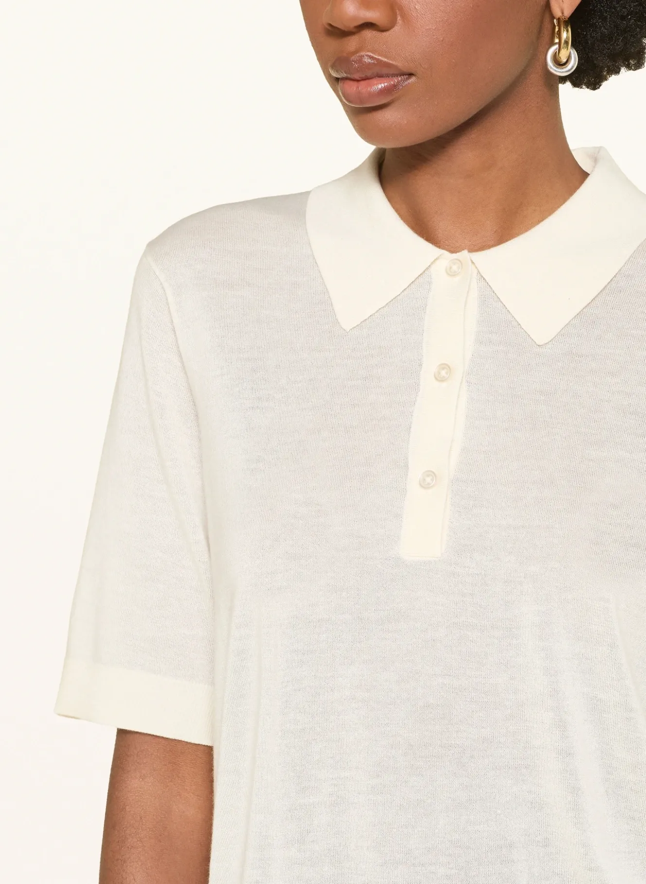 Strick-Poloshirt MIGO aus Cashmere