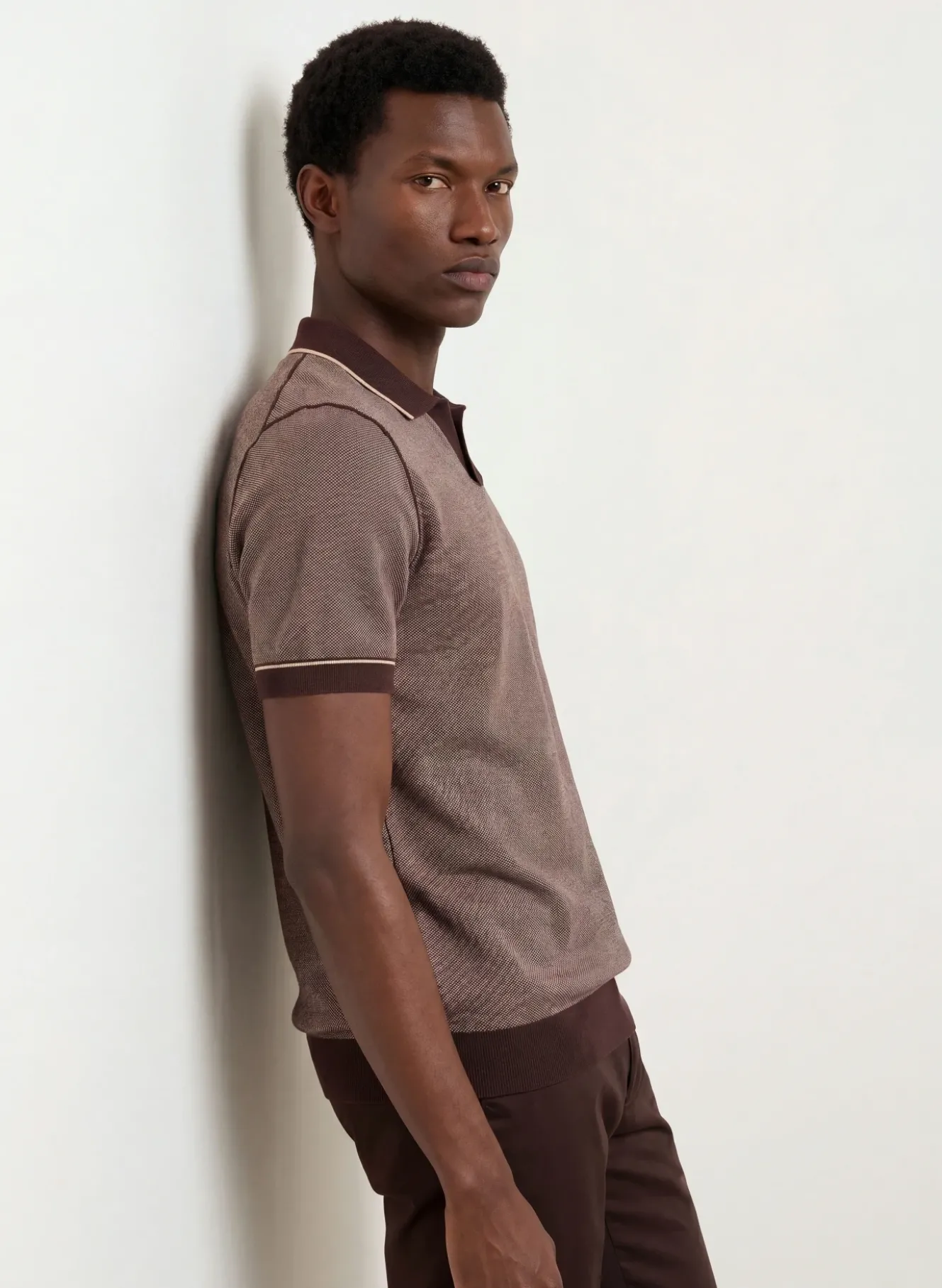 Strick-Poloshirt NARCISO