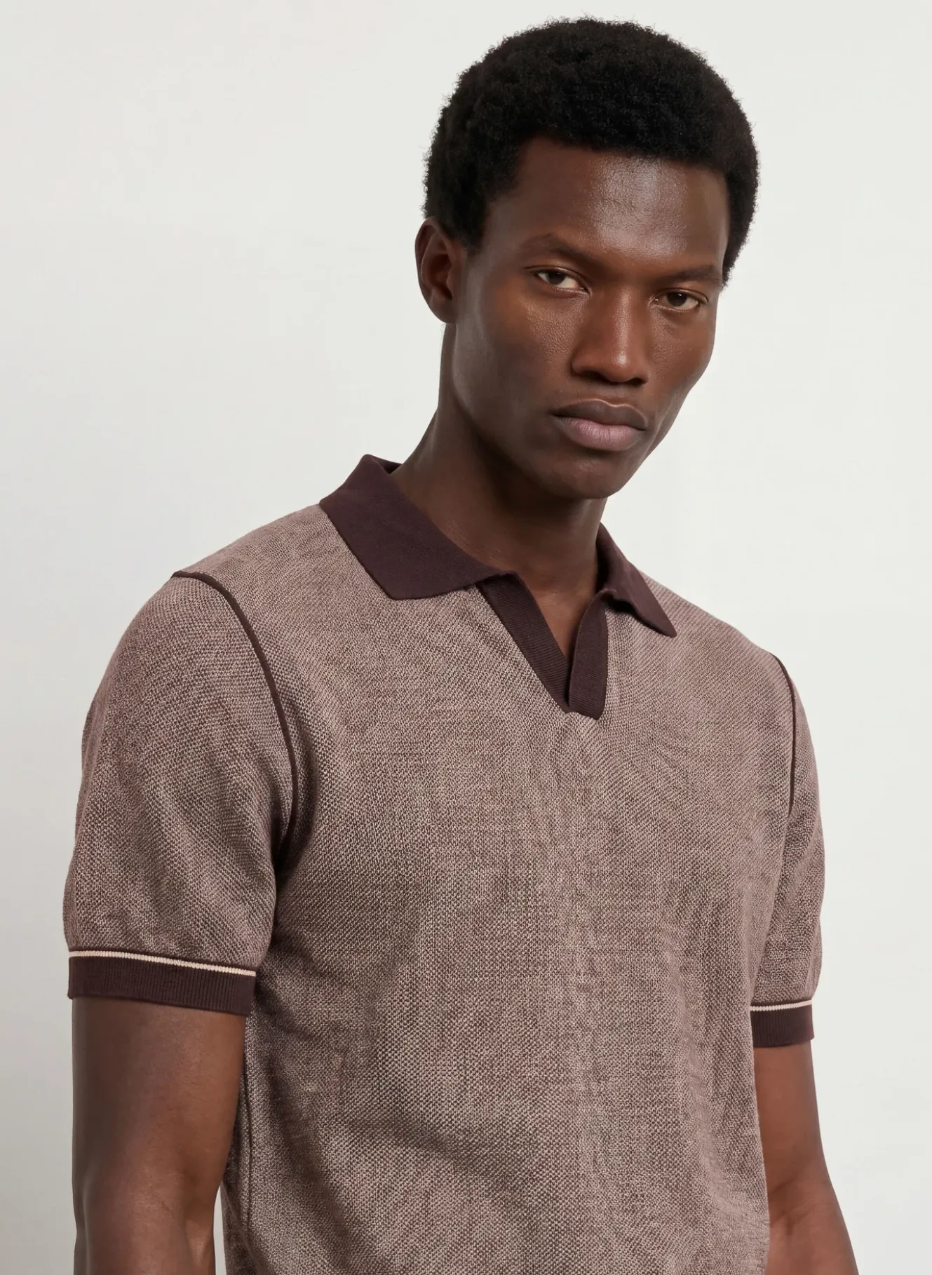 Strick-Poloshirt NARCISO
