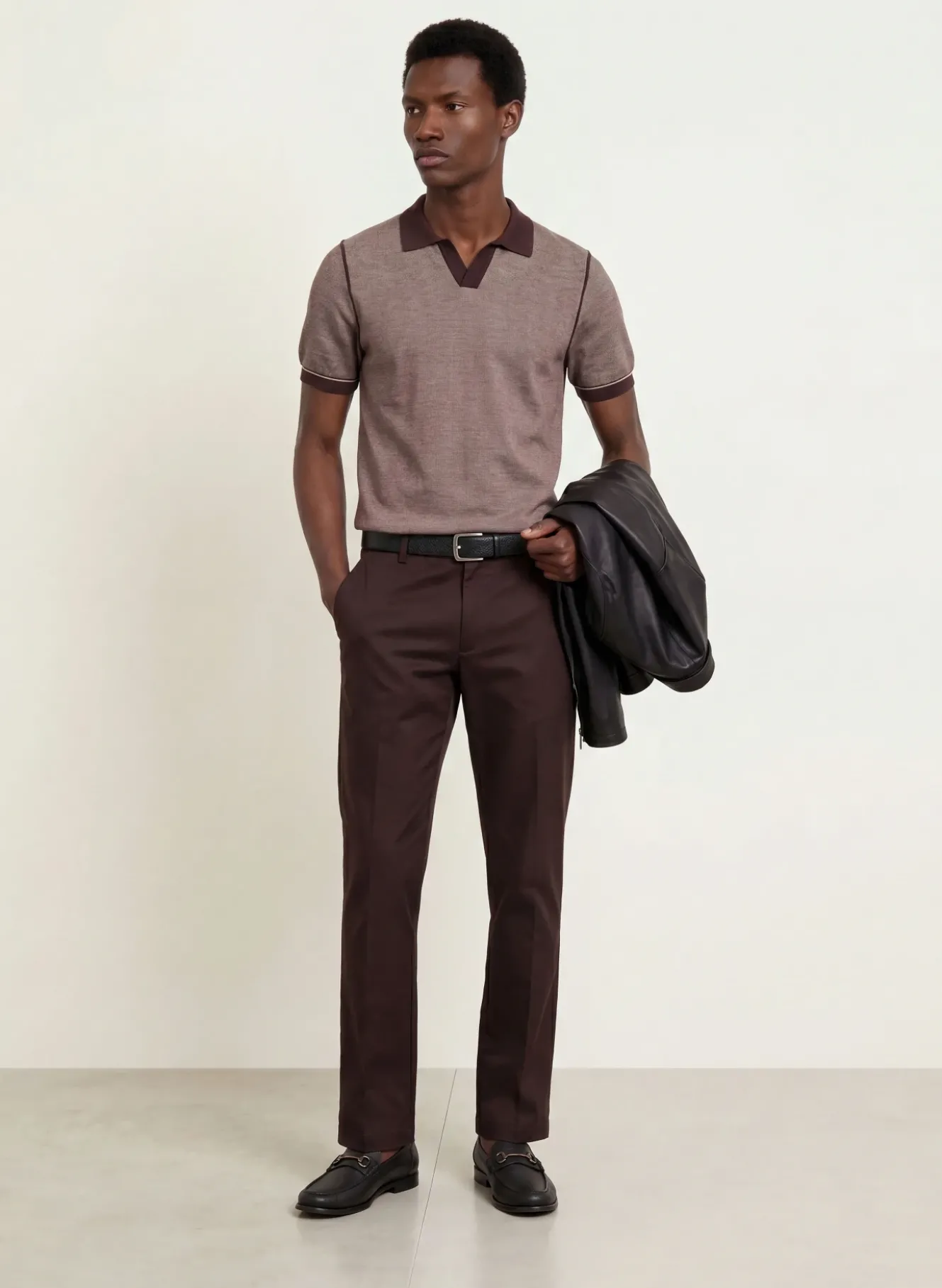 Strick-Poloshirt NARCISO