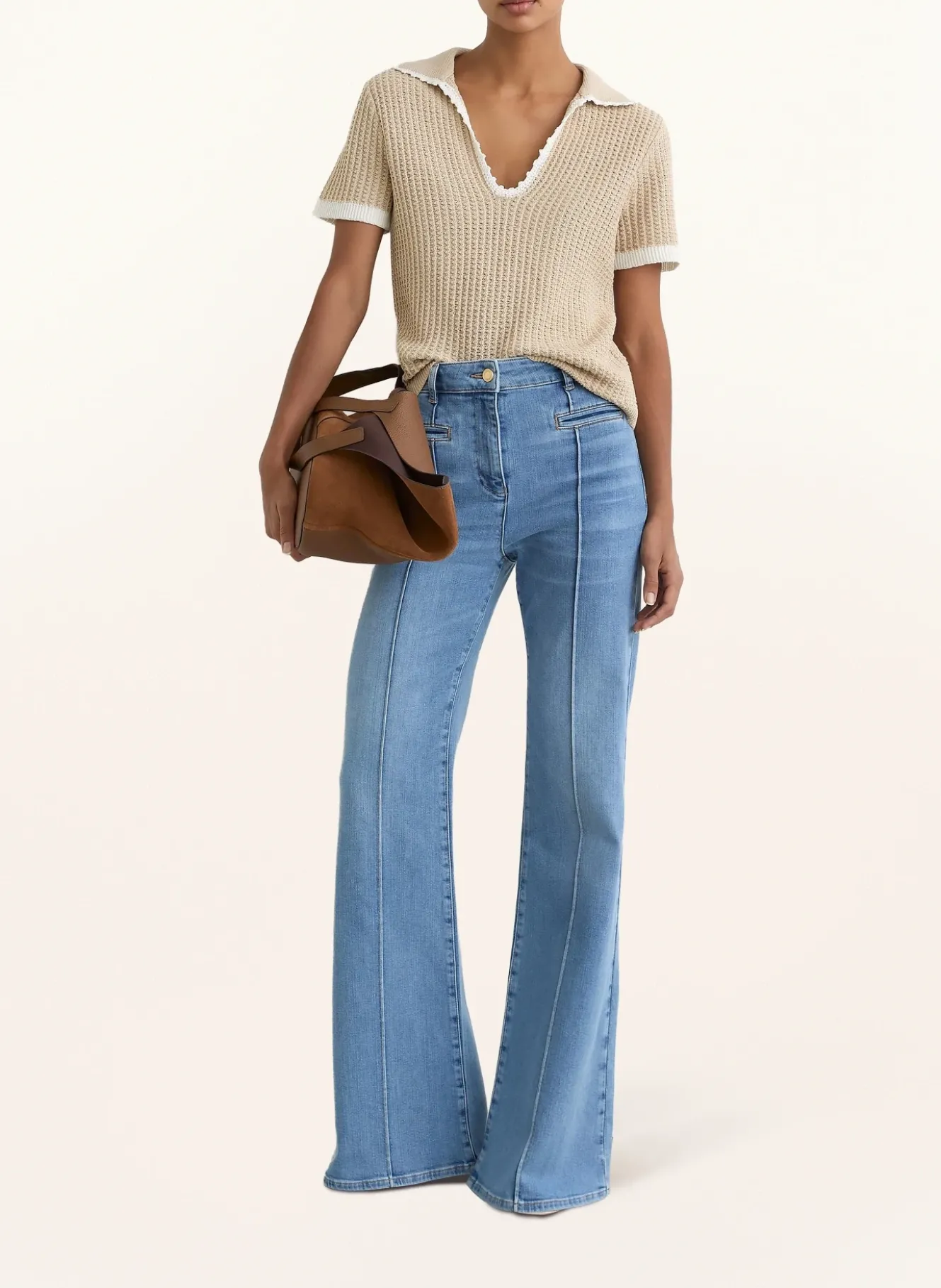 Strick-Poloshirt OTTILIE