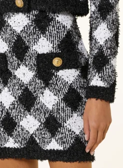 Strickrock mit Glitzergarn