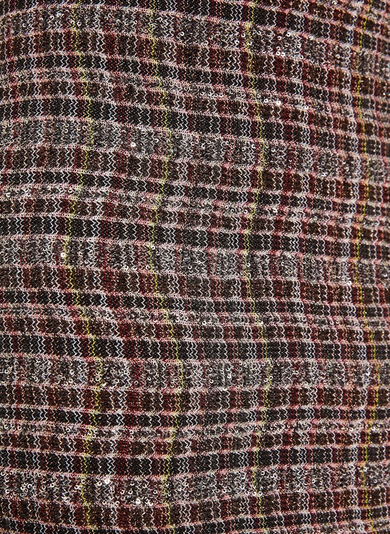 Strickrock mit Glitzergarn und Pailletten