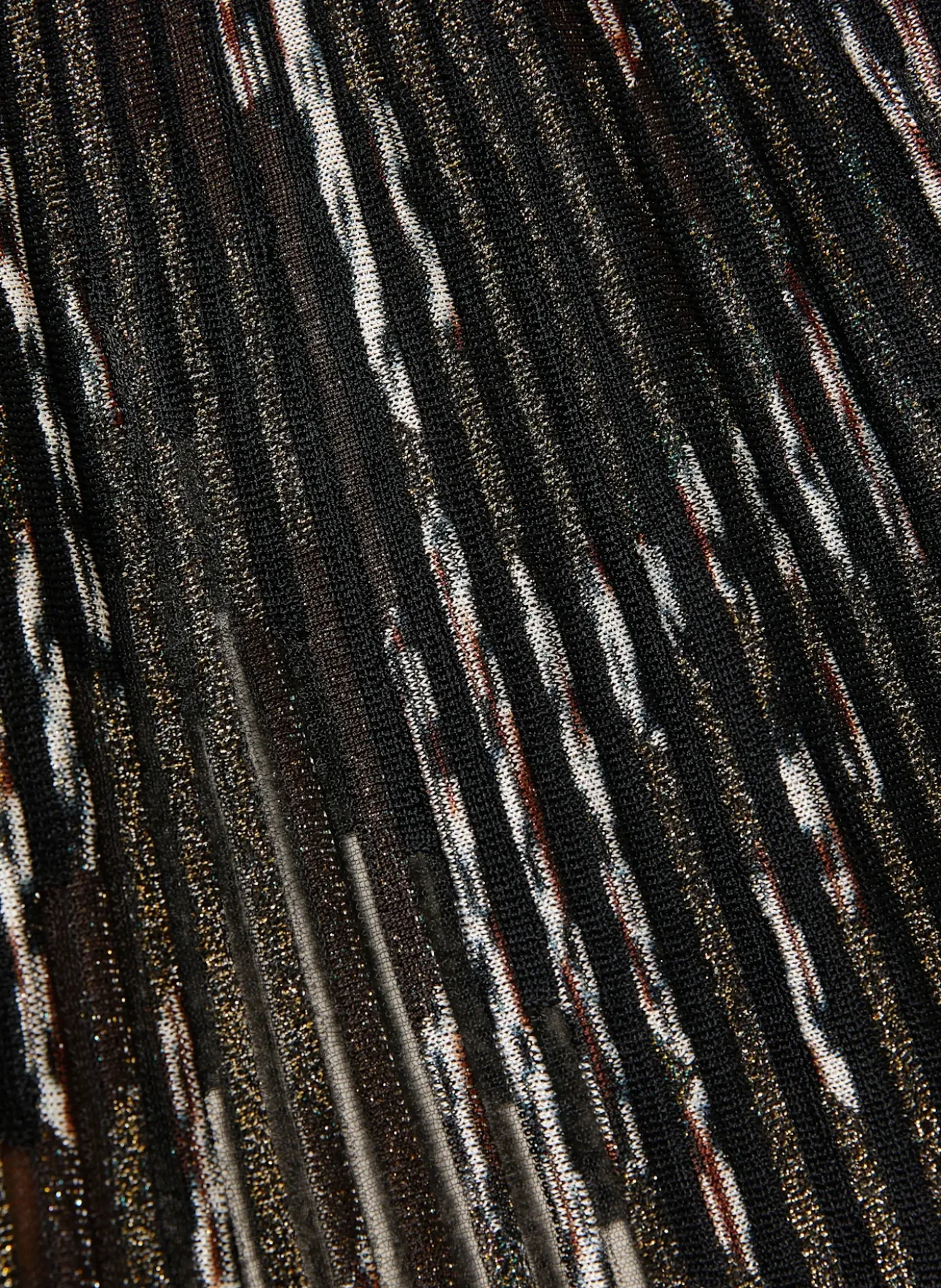 Strickrock mit Glitzergarn