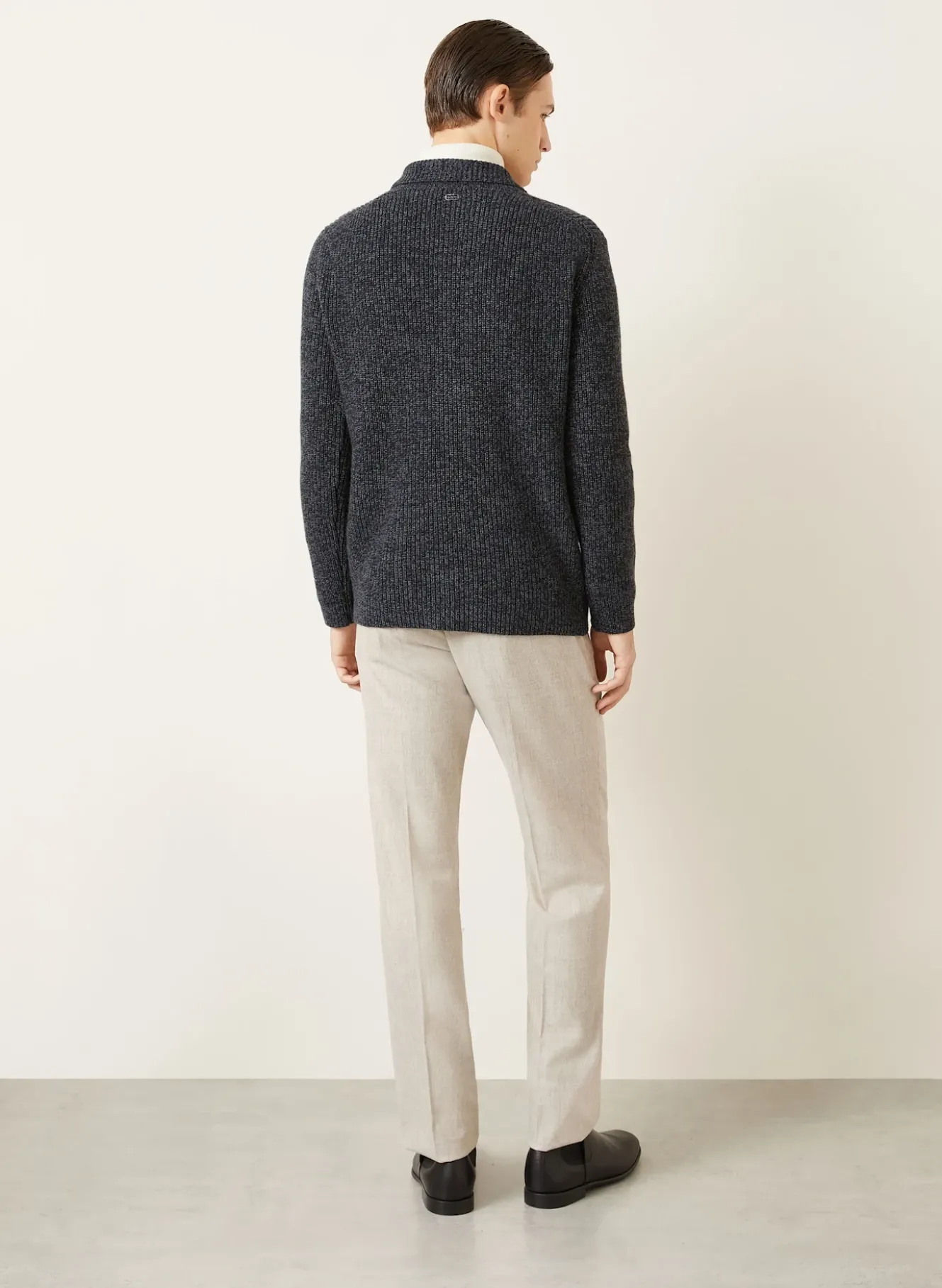 Stricksakko Regular Fit aus Cashmere