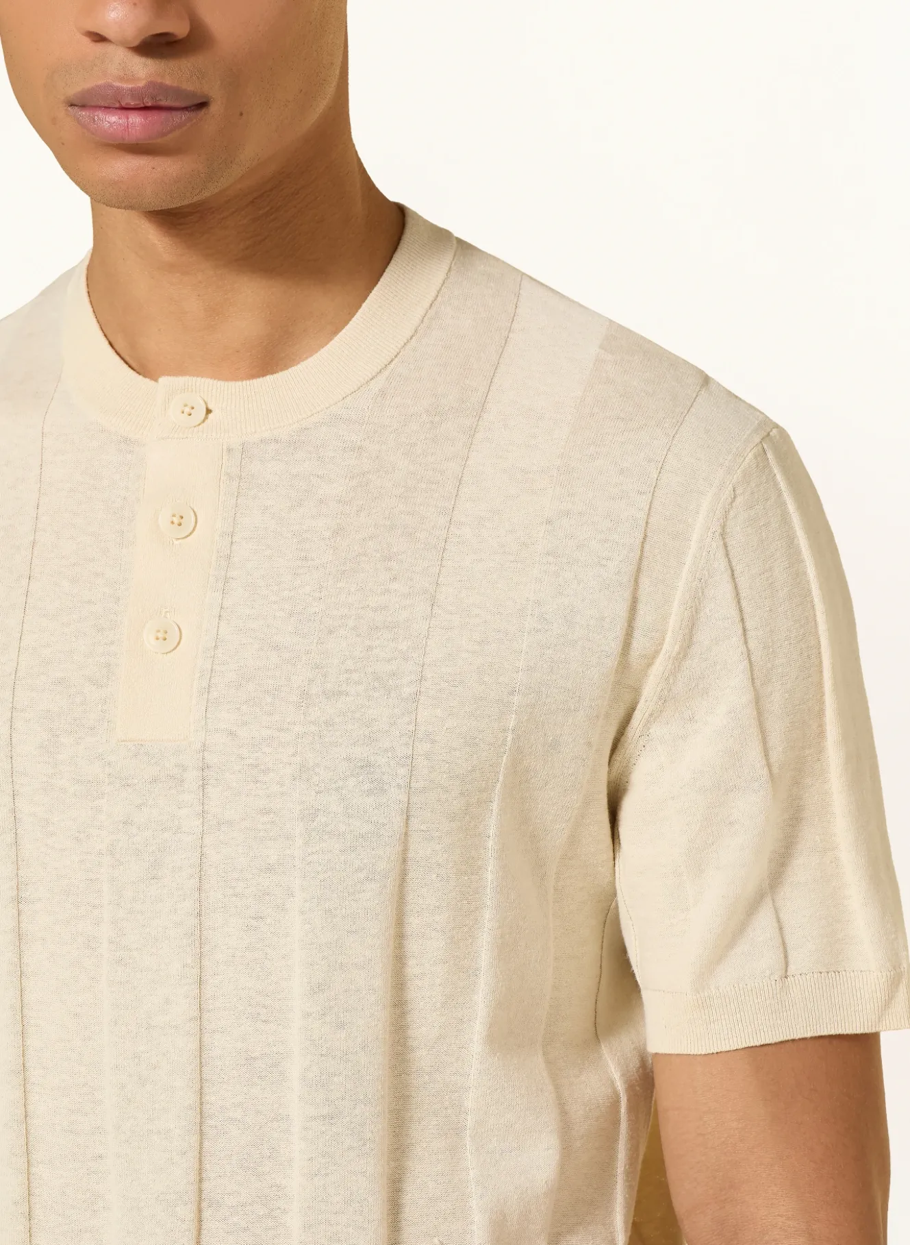 Strickshirt FREEKO mit Leinen