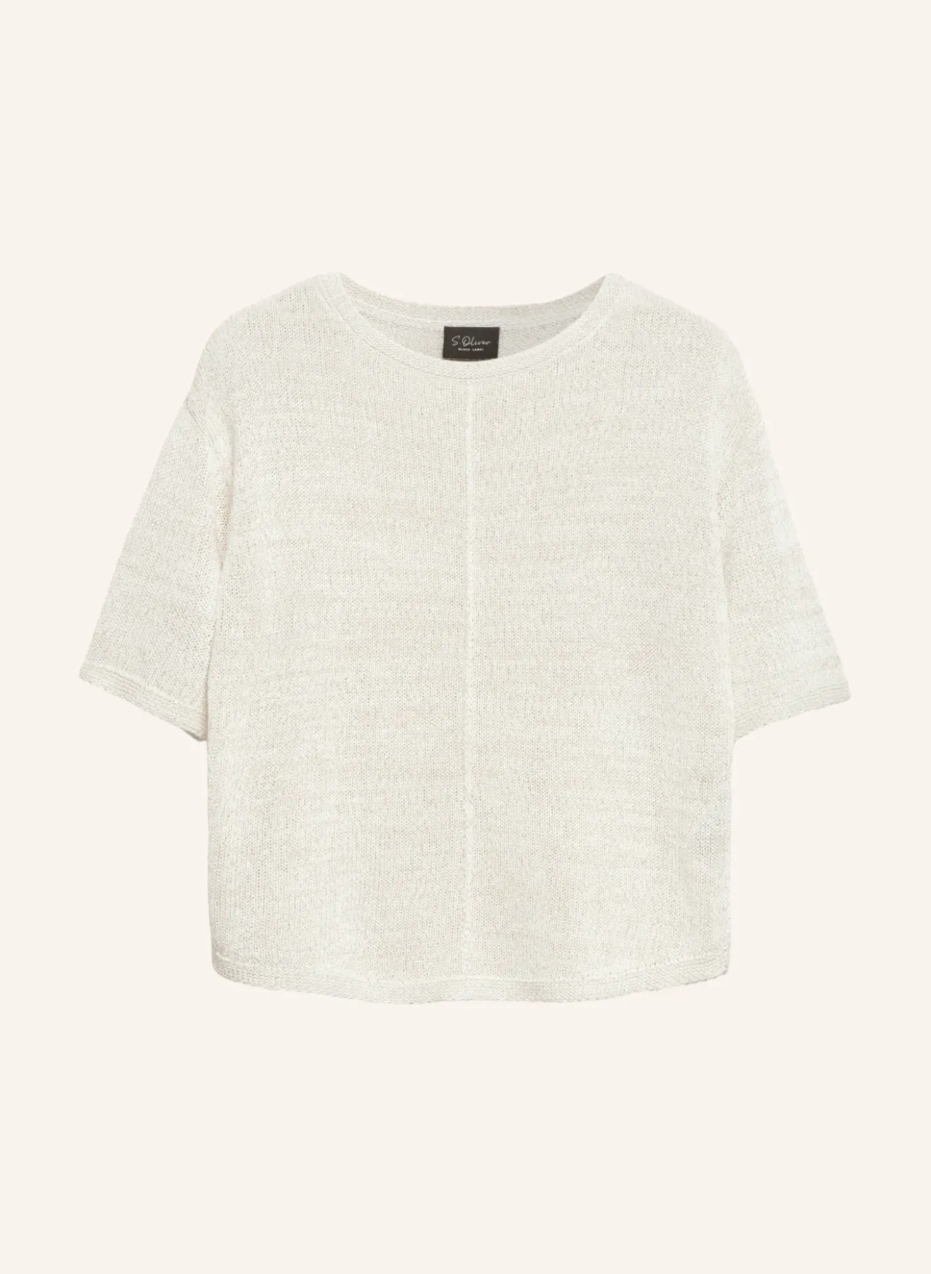 Strickshirt mit Glitzergarn