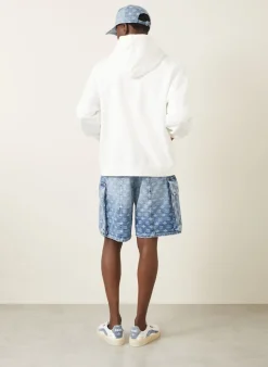 Sweatjacke im Materialmix