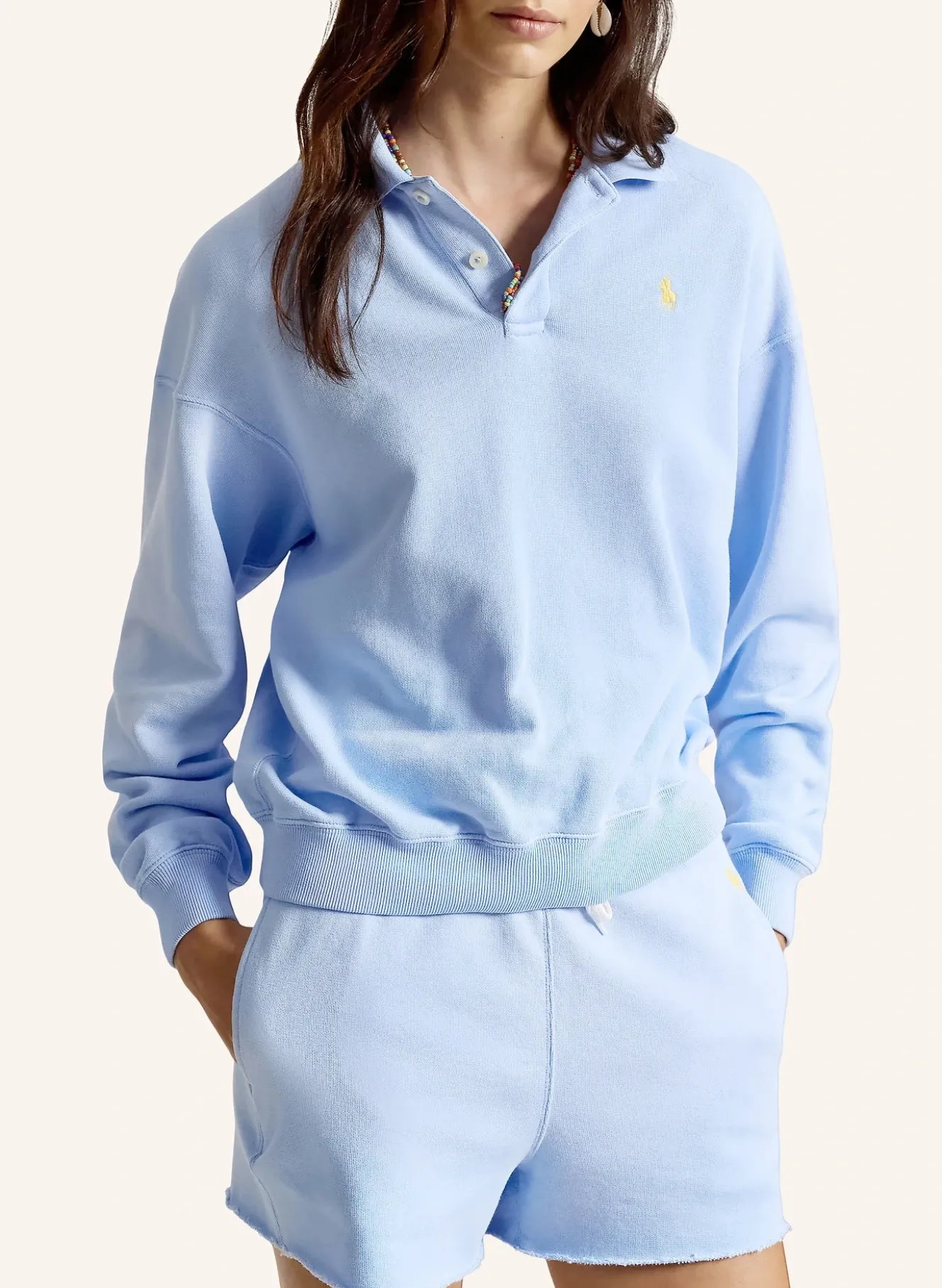 Sweat-Poloshirt