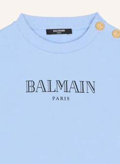 Sweatshirt mit Balmain Paris-Print