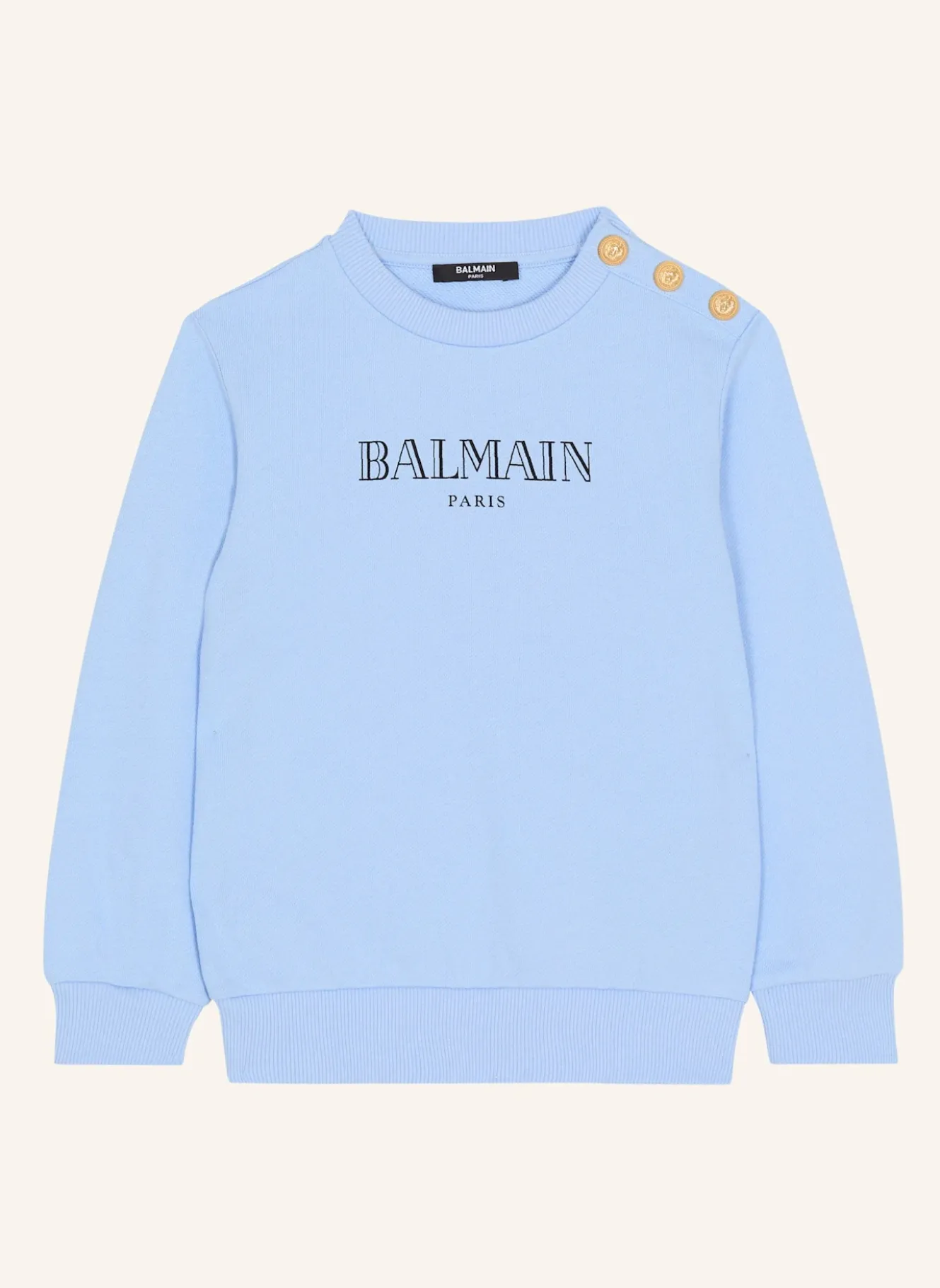 Sweatshirt mit Balmain Paris-Print