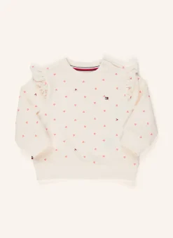 Sweatshirt mit Rüschen