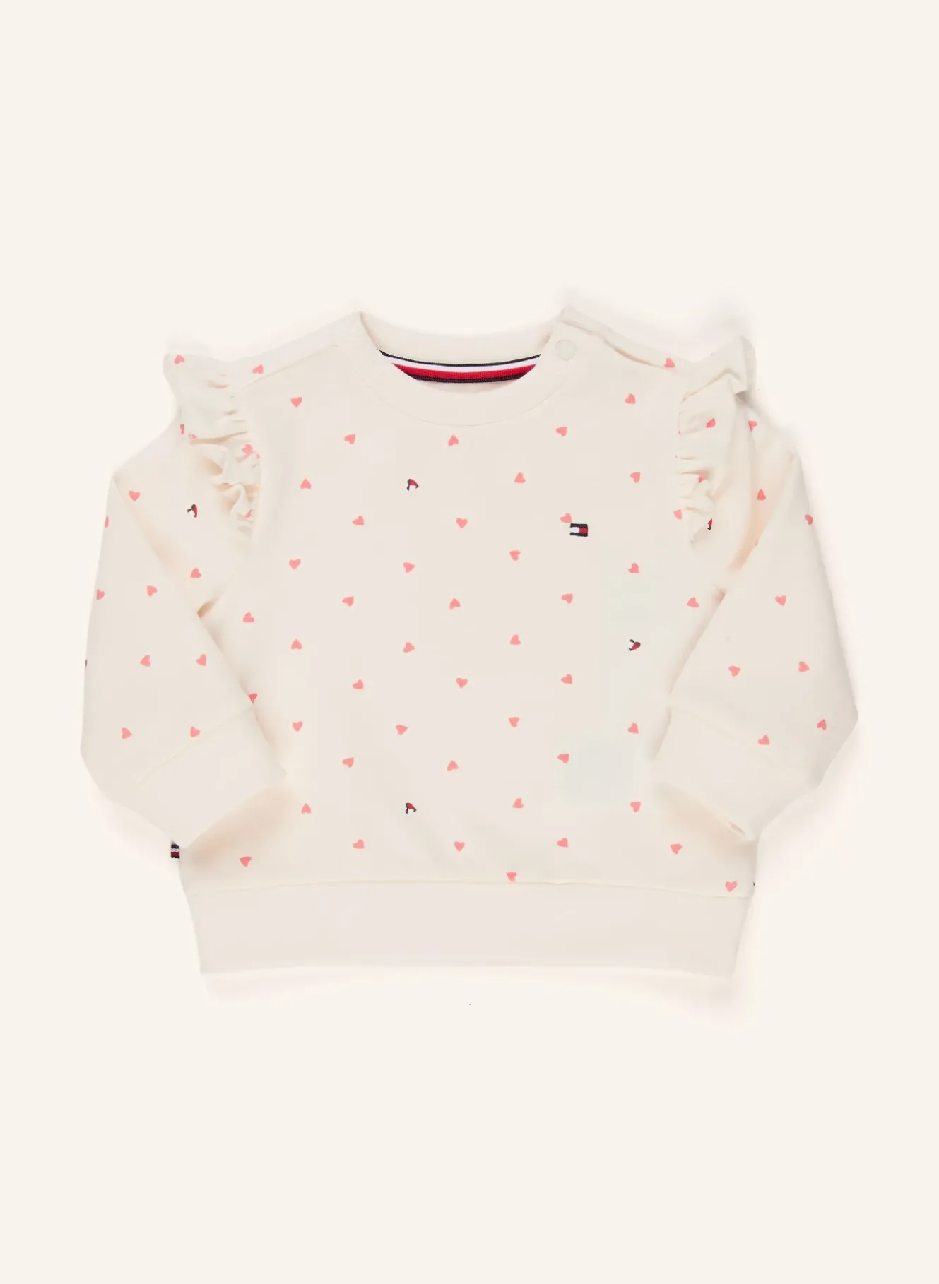 Sweatshirt mit Rüschen