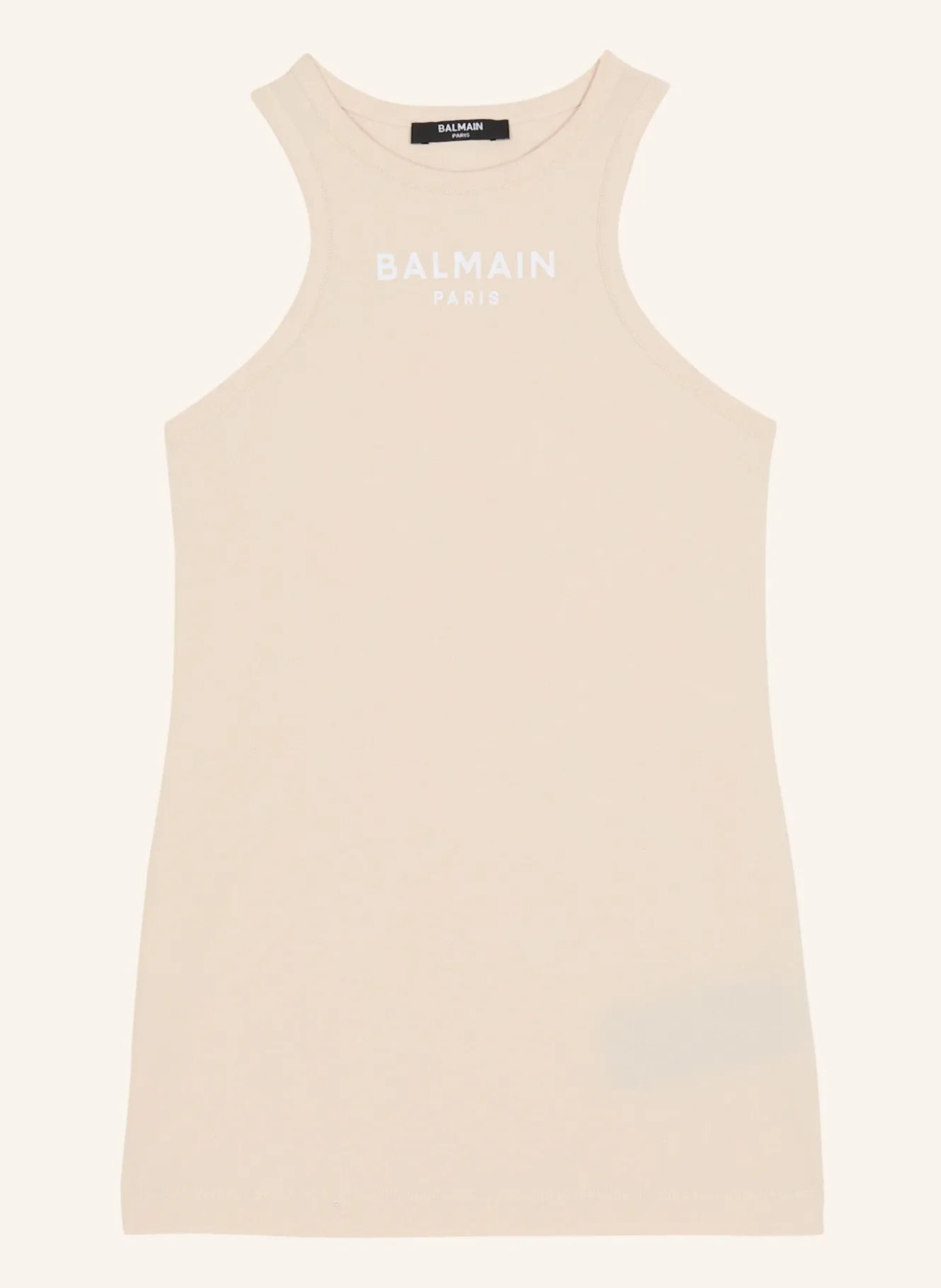 Tanktop mit Balmain Paris-Print