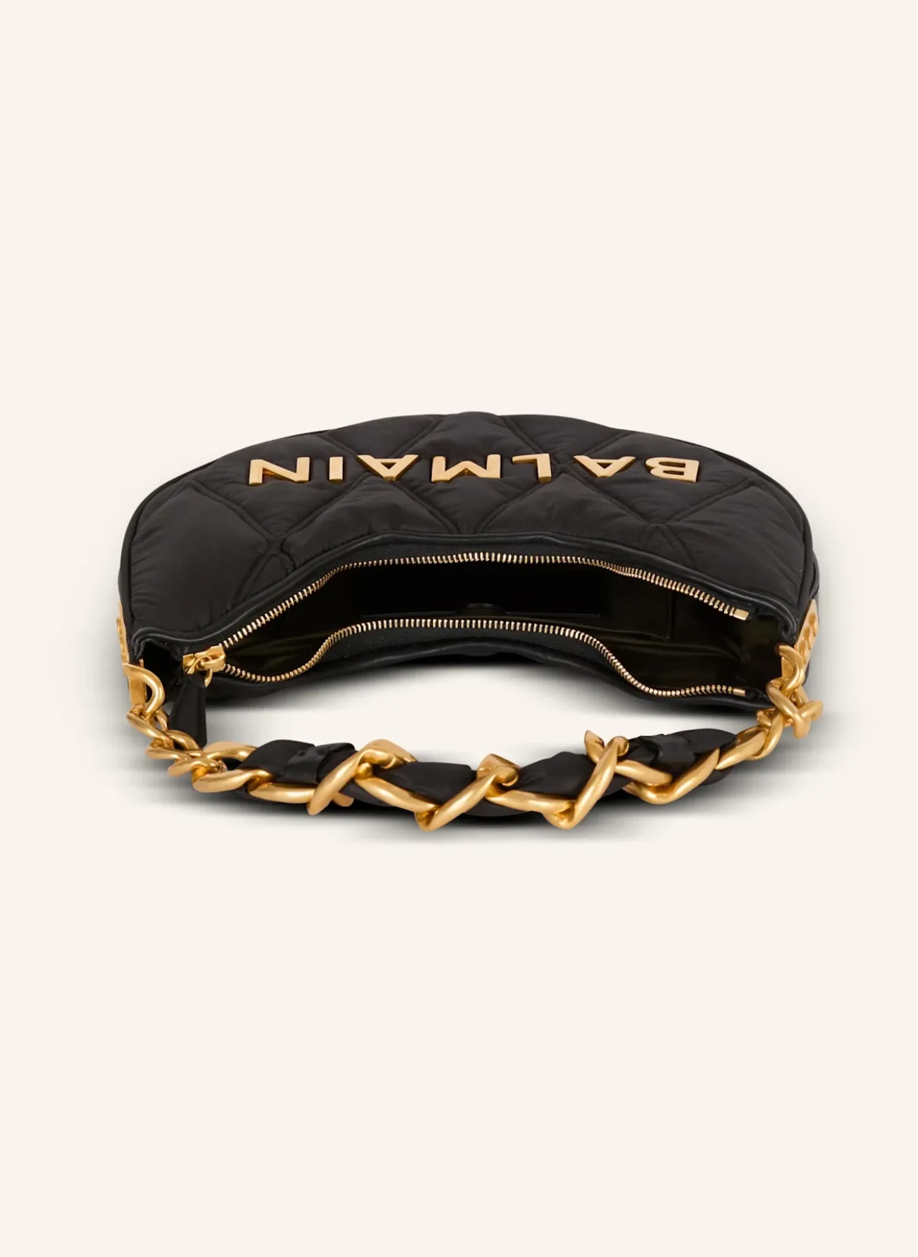 Tasche 1945 Soft Moon aus gestepptem Nylon mit Diamond-Muster