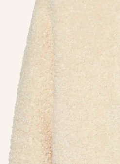 Teddyfell-Jacke mit Glitzergarn
