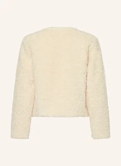 Teddyfell-Jacke mit Glitzergarn