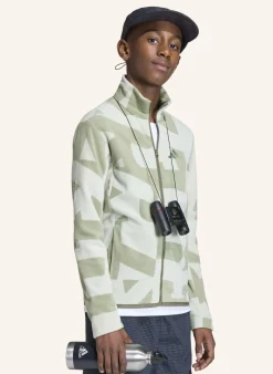 TERREX MULTI PRINTED KIDS FLEECEJACKE, DURCHGEHENDER REISSVERSCHLUSS