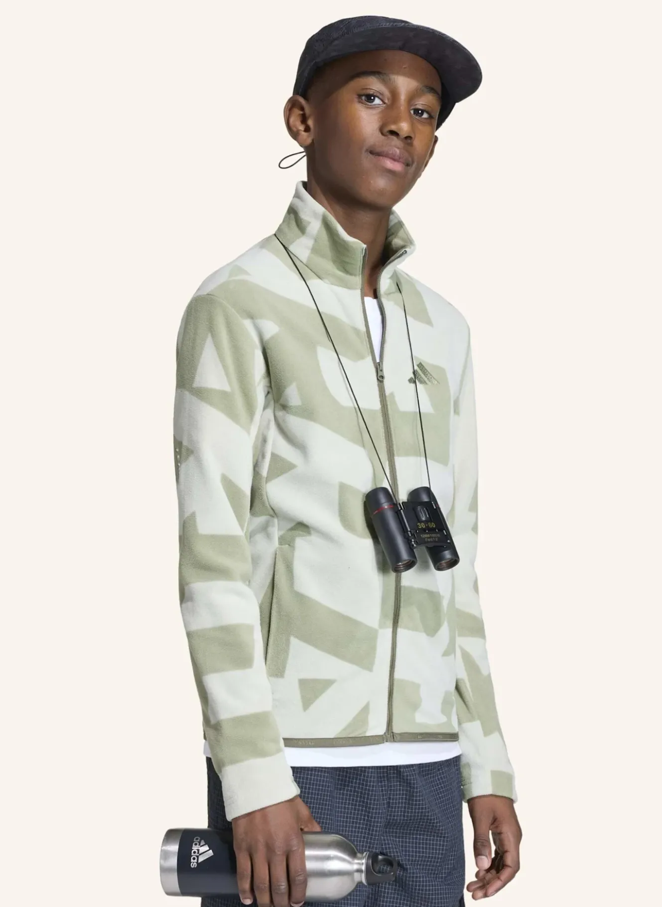 TERREX MULTI PRINTED KIDS FLEECEJACKE, DURCHGEHENDER REISSVERSCHLUSS