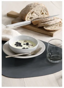 Tischset CURVE L aus Leder
