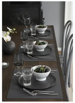 Tischset SQUARE L aus Leder