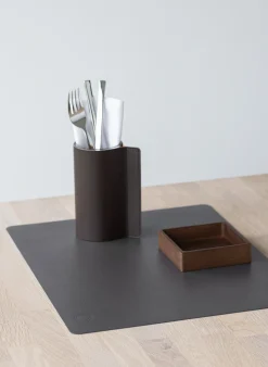 Tischset SQUARE L aus Leder